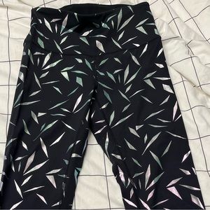 Black rhombus mirage luxe leggings Zyia